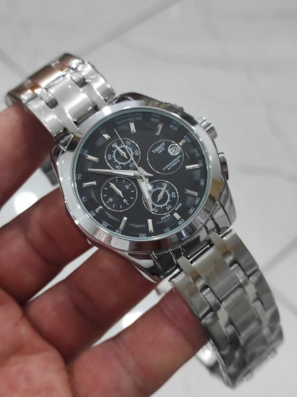 Tissot saati gumusu ici qara