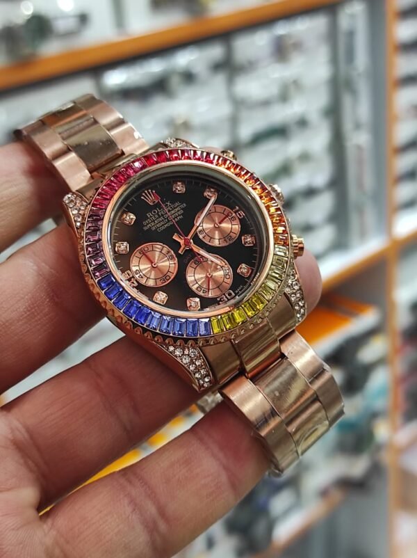 Rolex saati qizili kisi ucun