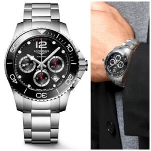 Longines saati gumusu ici qara